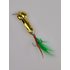 Fishing lure, gold with feather, 20 gr