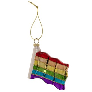 Rainbow flag ornament