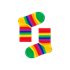 Happy Socks 3-Pack Pride Lastensukat