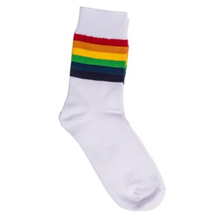 Socks with Rainbow stripes