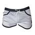 Shorts, insydd Jockstrap, vit/svart