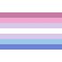 BiGender Pride Lippu, 90 x 150 cm
