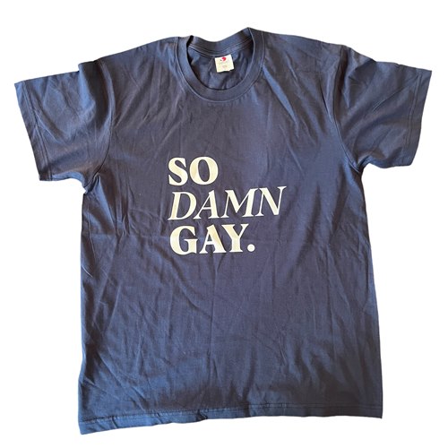 T-Shirt, So Damn Gay, Marin