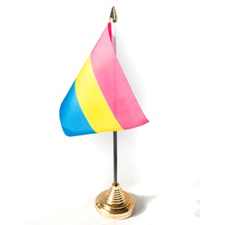 Liten Pansexual Flag på pinne