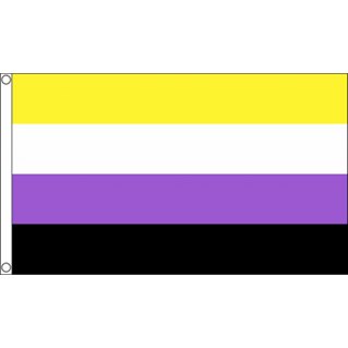 Non Binary Pride -lippu