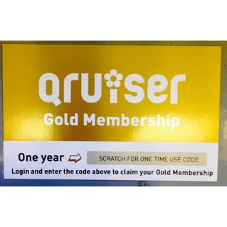 Qruiser Guldmedlemskap 1 år