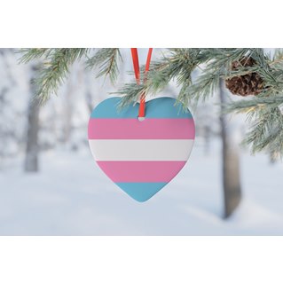 Prydnad - TransPride hjärta