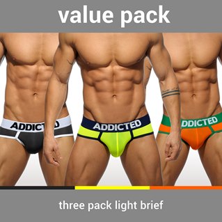 3 Pack Light Brief