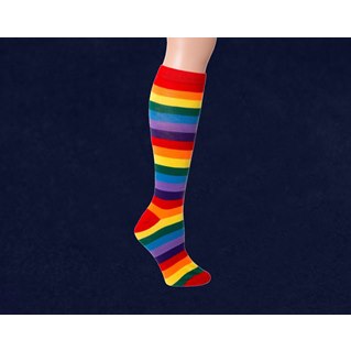 Gay Pride Over the Knee Sox.