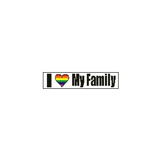 Bildekal - I Love My Family