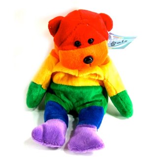 Nallebjörn regnbågsfärger