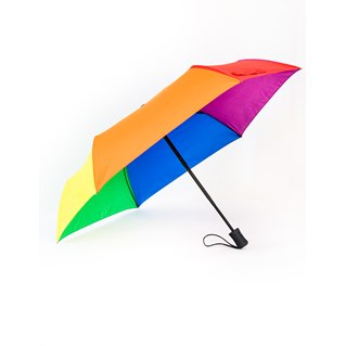 Folding umbrella Rainbow colours
