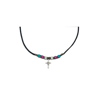 Halsband med kors - transfärgerna