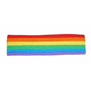 Terry Cloth Headband, Rainbow