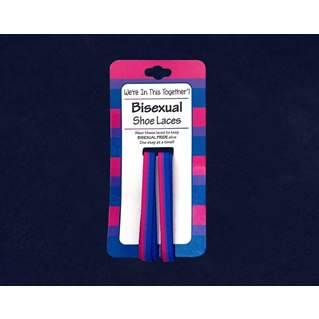 Shoelaces Bisexual Pride