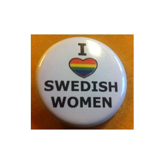 Rintamerkki - I Love Swedish Women