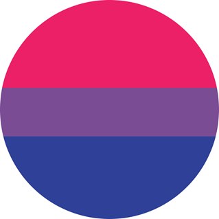 Badge Bi Pride Colours