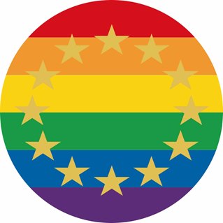 Rintamerkki - Rainbow Europe