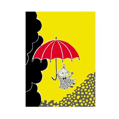 Poster -Little My with umbrella