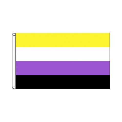 Non Binary Pride -lippu
