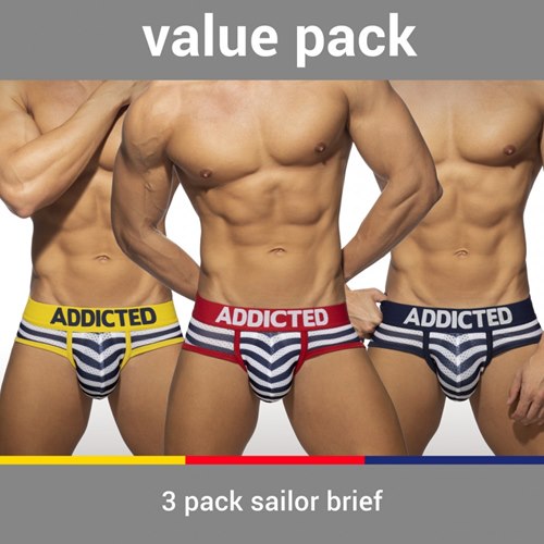 3 Pack Sailor Brief