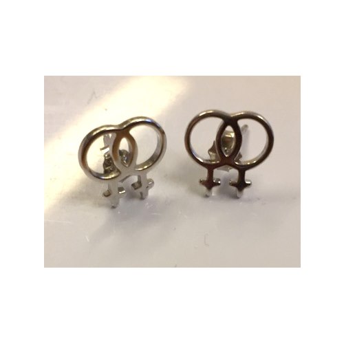 Earrings female symbols