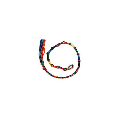 Rainbow Knotted String Bracelet