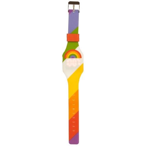 Digital Silicone Watch - Rainbow
