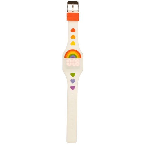 Digital Silicone Watch - Rainbows and Hearts