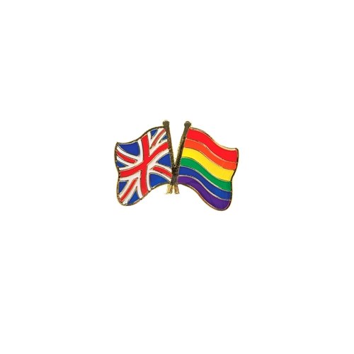 PIN - Great Britain/ Rainbow flag