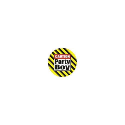 Rintamerkki - Caution Party Boy