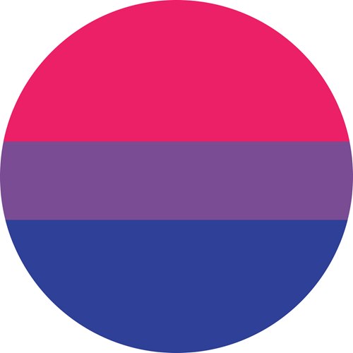 Rintamerkki Bi Pride Colours