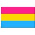 Pansexuell - Stor flagga 150x240