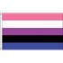 Genderfluid Lippu 60 x 90