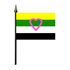 Small Skolisexual Flag on Stick