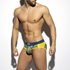 Floral Mesh Brief - Yellow