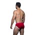 Almost Naked Tagless Bamboo Holiday Brief, Red