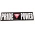 Bilddekal "Pride = Power"