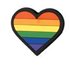 Rainbow Heart Lapel / Button