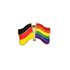 PIN - German/ Rainbow flag