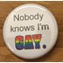 Badge Nobody Knows I'm Gay