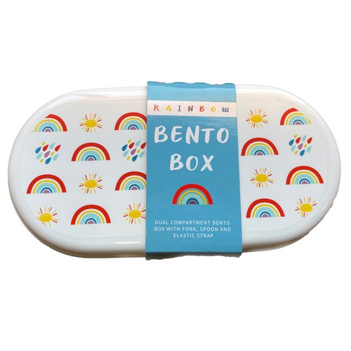 Bento Lunch Box with Fork & Spoon