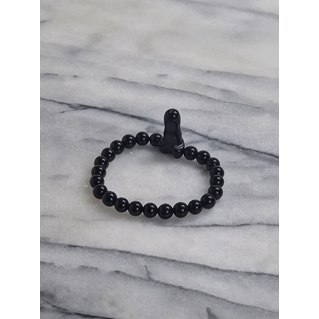 Armband Black Onyx, Svart kristall