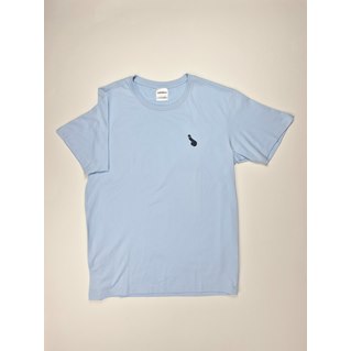 T-shirt w. dick.Light blue