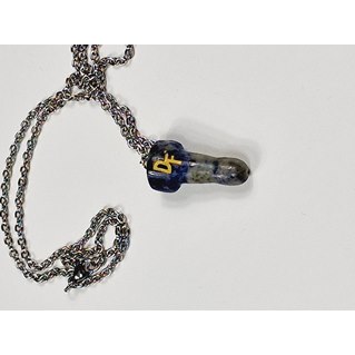 Crystal necklace, Sodalite