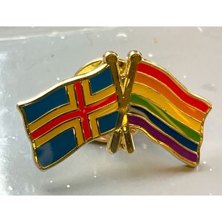 PIN - Åland and Rainbow Flags