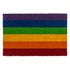 Door mat, rainbow flag