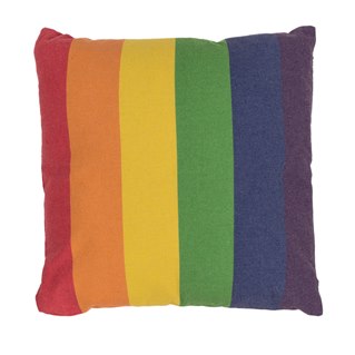 Cushion cover, rainbow