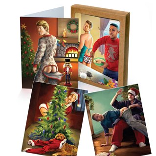 Gay Christmas Card Set