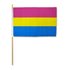 Panseksuaalien lippu minitangolla